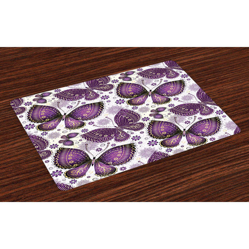 Ashritha Natural Butterflies Placemat