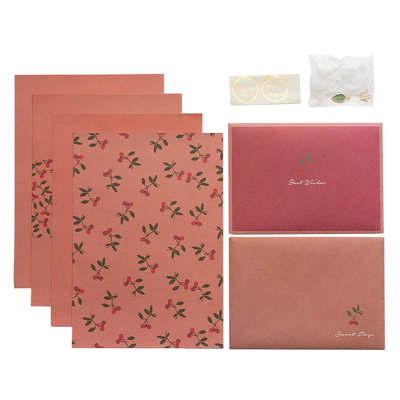 une enveloppe d'étudiant et un ensemble d'enveloppes à texture exquise
