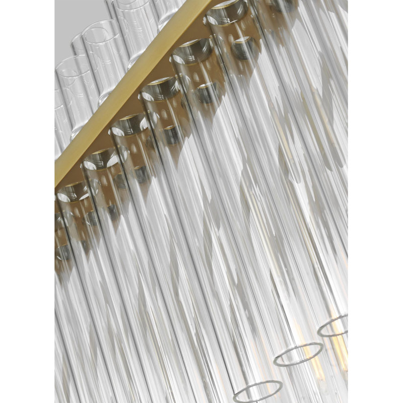 Beckett 7 - Light Chandelier, Burnished Brass