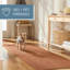 Tapis rouille texturé uni Tax-101377618