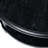 Maven Lane Pullman Traditional Round Wooden Coffee Table In Antiqued Black Finish-92611255