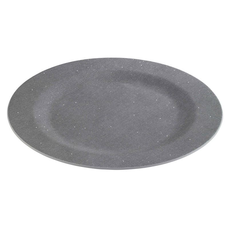 Gem Vinyl Chargers, Silver