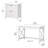 Huckins 3 Piece Writing Desk Office Set