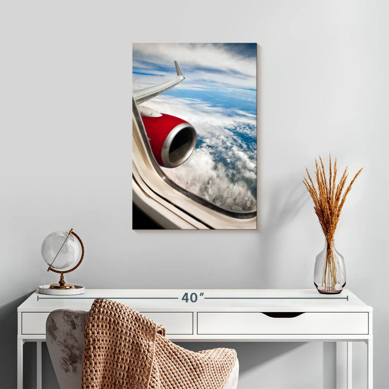 Mehar Plane Window View, 24" H x 16" W
