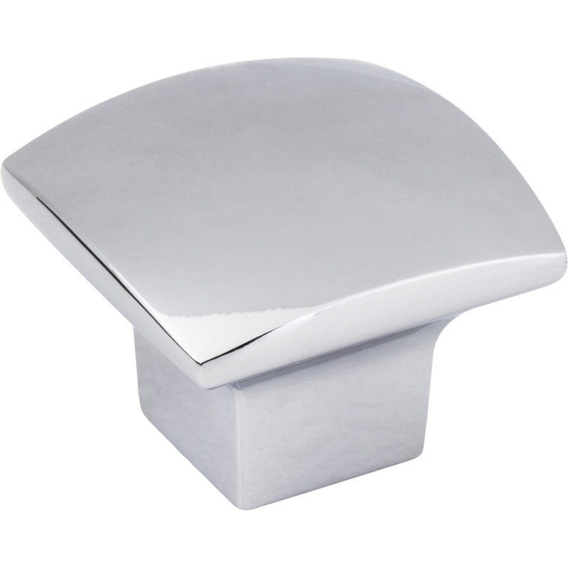 Sonoma 1 1/16" Length Square Knob, Polished Chrome