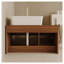 Meuble-lavabo flottant 31,5 po Mid-Century