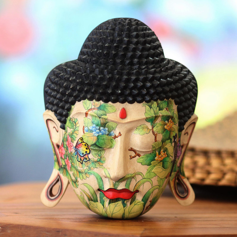 Handmade Traditional People Wall Decor on Wood
