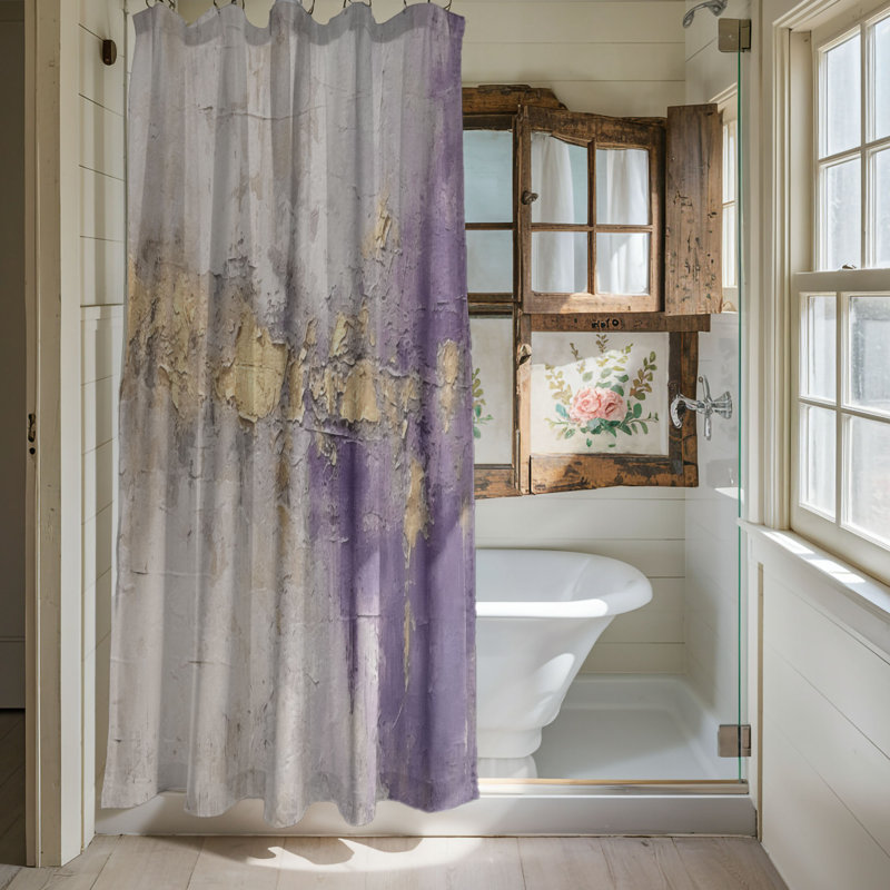 Macquarie Abstract Shower Curtain, 74"H x 71"W