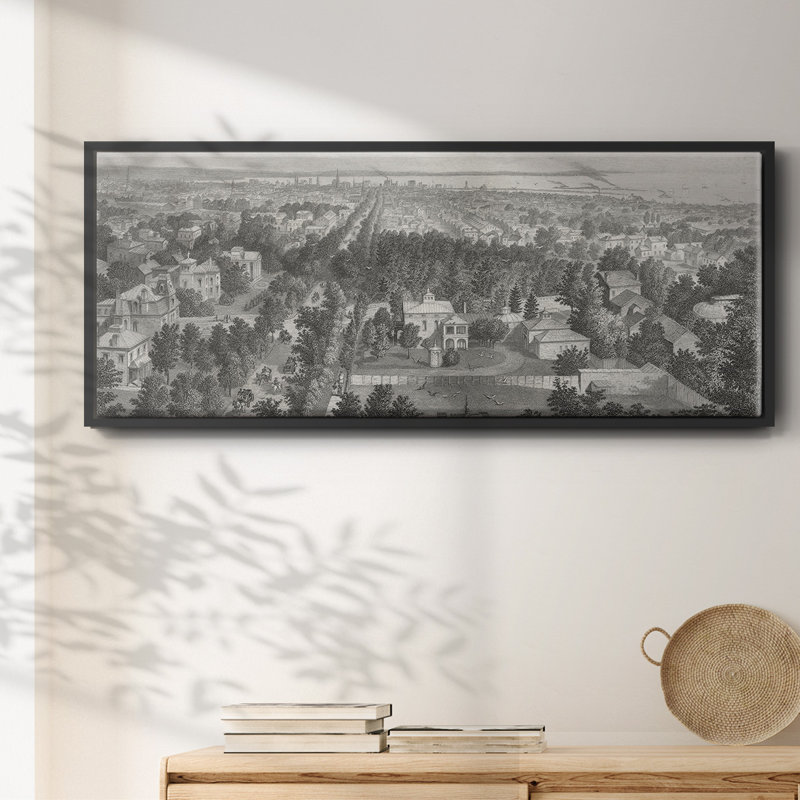 City of Buffalo - Toile avec cadre, H 20 po x l 50 po