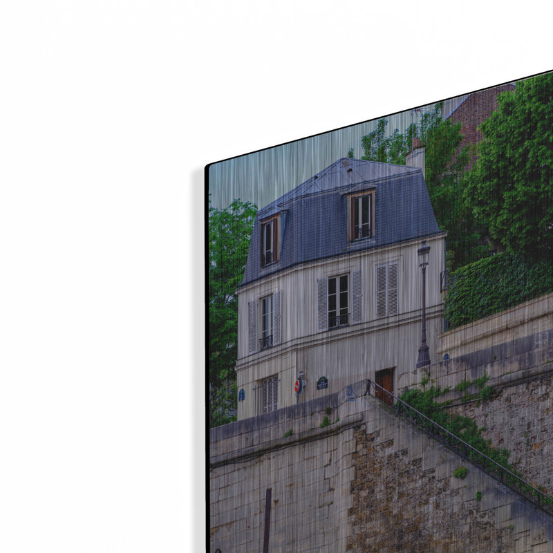 "Paris - House On seine" par AKG, H 16 po x l 12 po