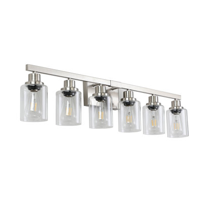 10 Light Bathroom Vanity Lights Over Mirror, 65.4Inch Black Vanity Lights Fixtures Matte Black Modern Vanity Lights Black Bathroom Wall Lighting