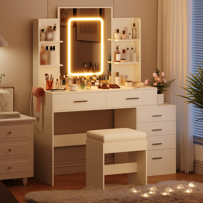 Dressing Table with Mirror