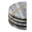 Roisin Marble Round 4 Piece Coaster Set