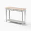 Sodhi Two Storage Drawer Rectangular Wooden Console Table - Soft Rustic Design-792964331