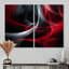 «Red» noir contemplative Abstraction X - art mural rouge-114713089-114713093-114713091