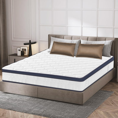 Medium Firm Cooling Gel Hybrid Mattress by Alwyn Home