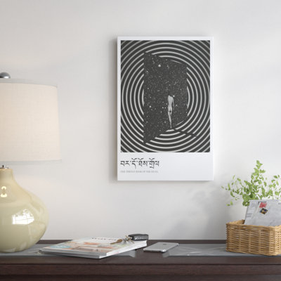 « tibétain book of the dead », reproduction d’impression sur toile