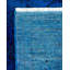 Tapis unique noué à la main Zanavia - bleu