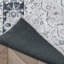 Tapis gris tissé à la machine Minato-87043936