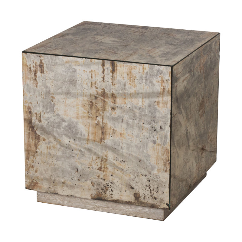 Cubo End Table, Brown