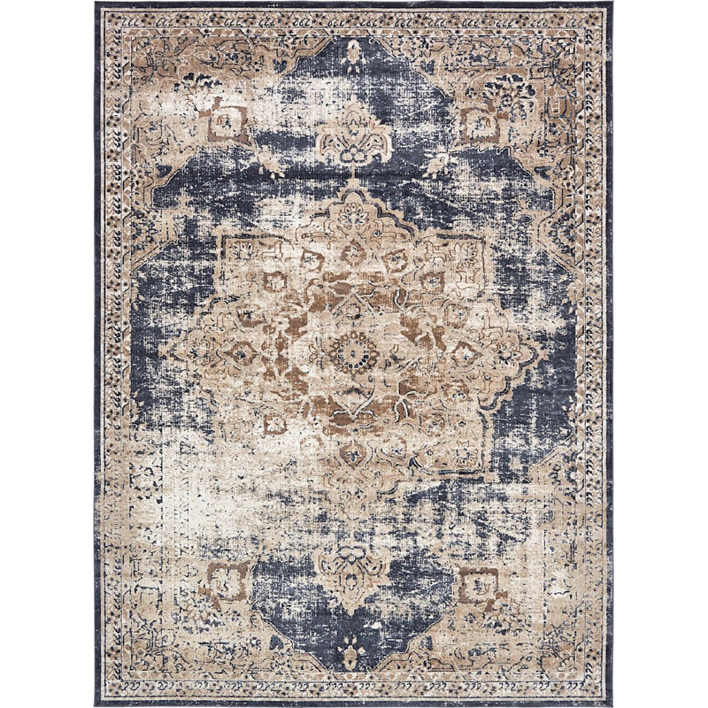 Widener Ikat Indoor Rug, Rectangle 9' x 12'