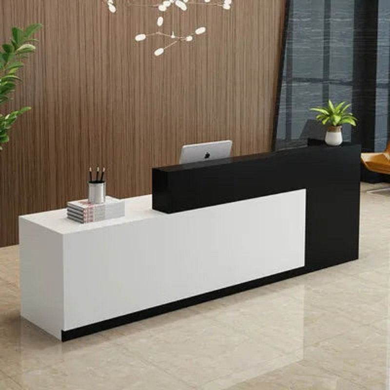 Cidera Executive Desk, White/Black