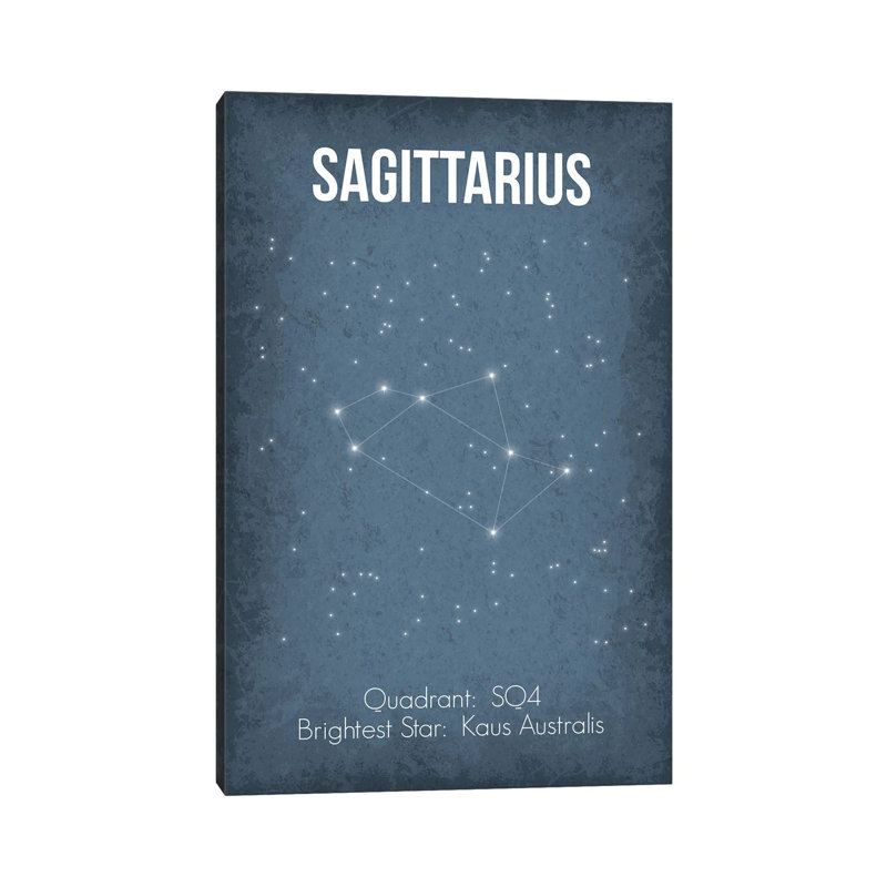 Sagittarius by GetYourNerdOn - Wrapped Canvas Gallery-Wrapped Canvas Giclée, 20.32 cm H x 30.48 cm W