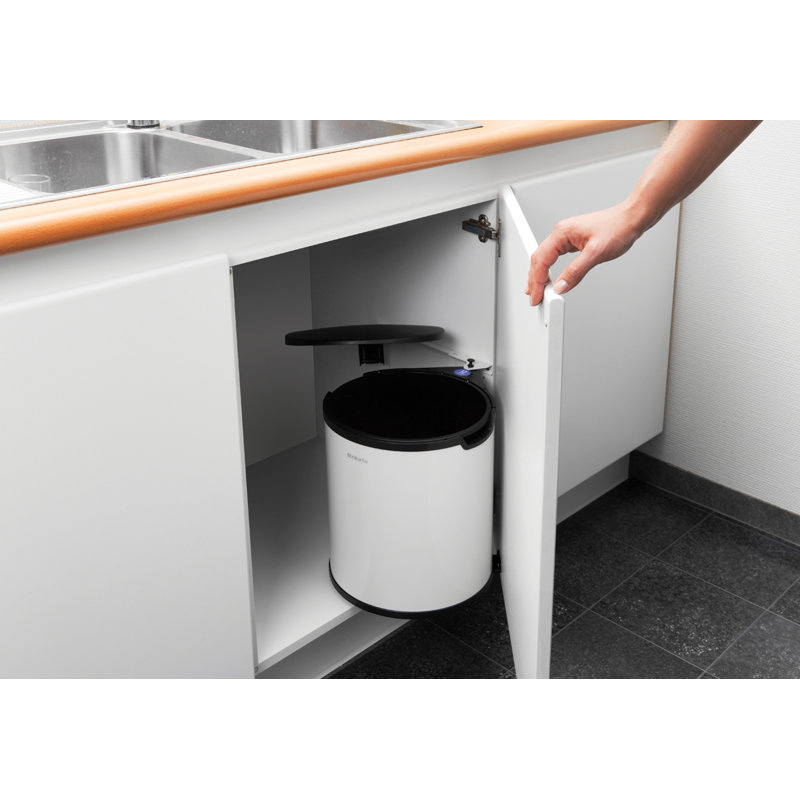 Brabantia 15 Litre Built in Bin, White