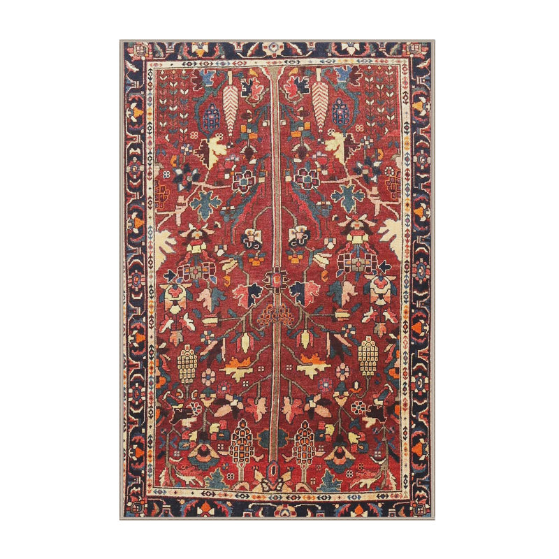 Oriental Indoor Rug, Rectangle 5' x 7'