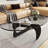 Reade Glass Top Coffee Table-727726843