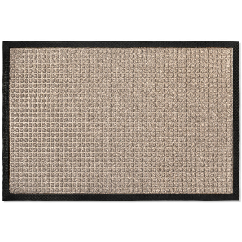 Zoeey Commercial Non-Slip Outdoor Door Mat, Maroon, 24" W x 36" L
