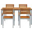 4 - Person Patio Dining Set with-1253886989