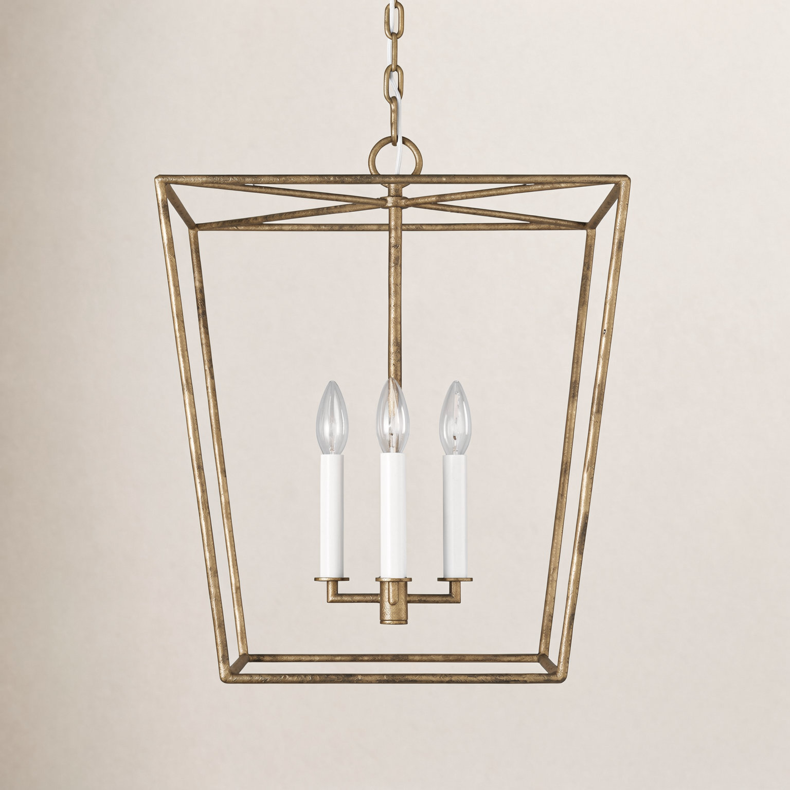 Maribel Dimmable 4-Light Pendant, Casted Gild, 88.5" H x 18" W x 18" D