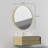 Morena Metal Framed Round Wall Bathroom Mirror for Wall Decor-88887060-88887057