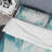 Blue Modern Water III - Modern Transitional Duvet Cover Set - Microfiber Polyester-38757371