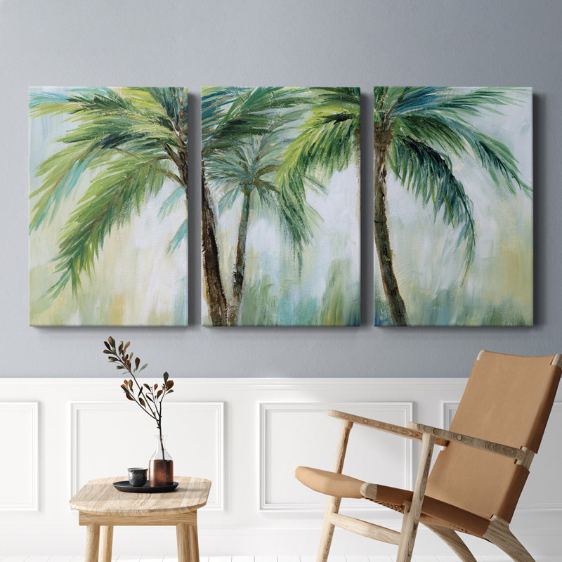 Palm Sensation " Palm Sensation " 3 - Pieces, 36" H x 72" W x 1" D