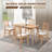Brittnae Oak Solid Wood Dining Table-229582523