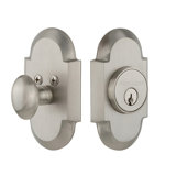 Nostalgic Warehouse Cottage Plate Single Cylinder Deadbolt