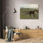 «Horses in a Meadow» par Edgar Degas - Art mural sur toile tendue avec châssis-1442742823