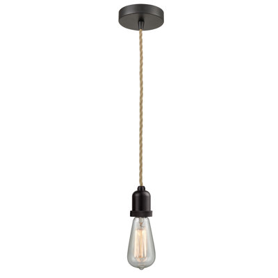 Luminaire suspendu pour une seule ampoule 1 lumières Webber
