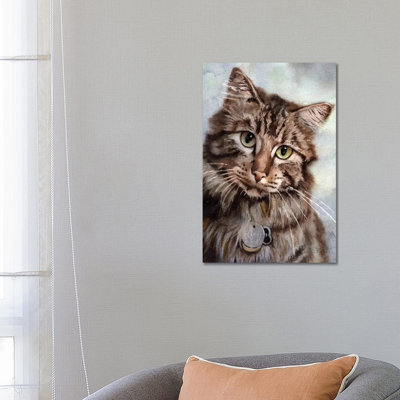Maine Coon Eyes by Rachel Parker - Wrapped Canvas Gallery-Wrapped Canvas Giclée