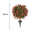 Ensemble de topiaires de roses artificielles 24 pièces 2 pièces pour l'intérieur et l'extérieur