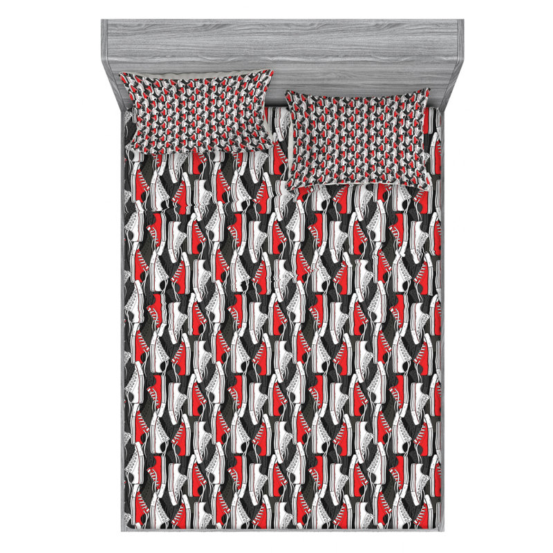 Microfiber Sheet Set, Queen Sheet Set with Fitted Sheet