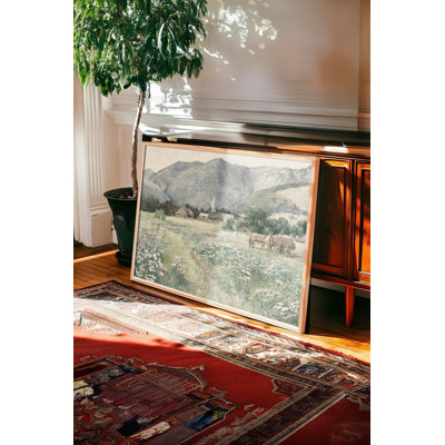 Peinture décorative encadrée