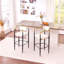 Tabouret de bar moderne rembourré avec accoudoirs dorés - hauteur de siège de 23 po, conception ergonomique, ensemble de 2