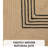 Hand Woven Natural Fiber Hallway Runner Rug-864093741