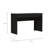 Black Wengue 2-Drawer Computer Desk
