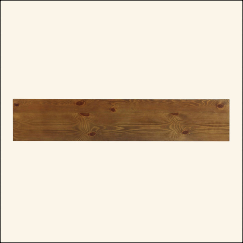 Oak Console Table With Bottom Shelf