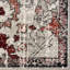 Tapis oriental à motif floral sans perte de poils-1384474600