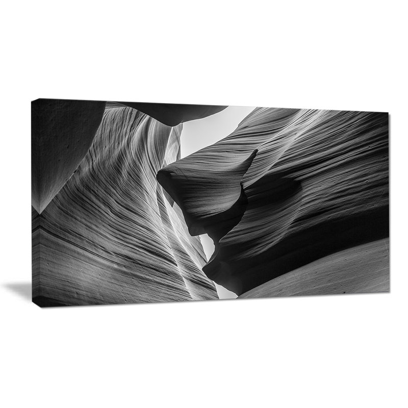 « lower antilope canyon », reproduction de photo sur toile tendue, H 16 po x l 32 po x P 1 po